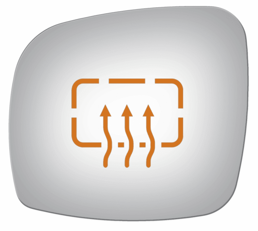 Chrysler Town & Country 2008 2009 2010 Driver Side Mirror Glass Heated 