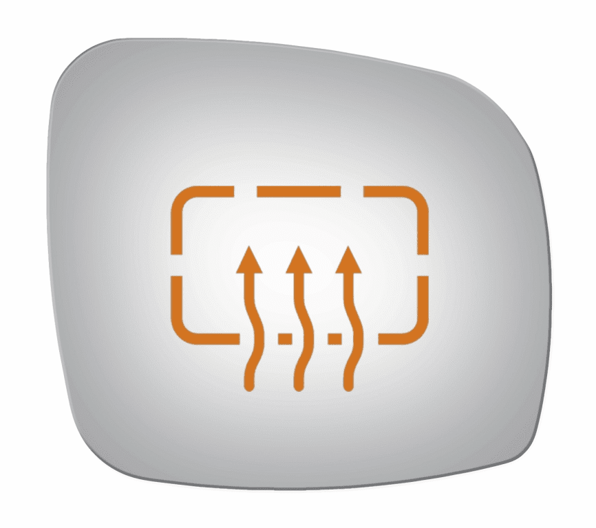 Chrysler Town & Country 2008 2009 2010 Passenger Side Mirror Heated