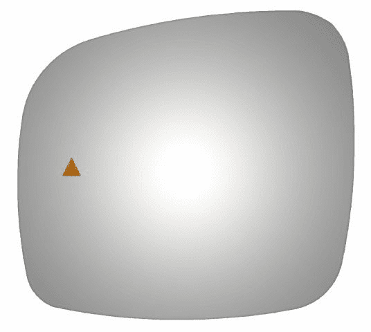 Chrysler Town & Country 2011 2012 2013 Driver Side Mirror Glass