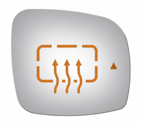 Chrysler Town & Country 2011 2012 2013 Passenger Side Mirror-Heated