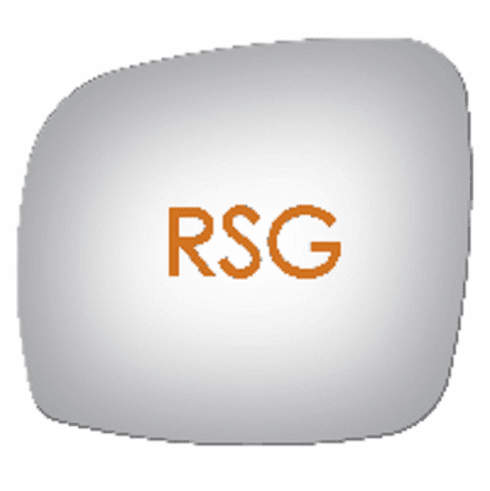 Crysler 2016 Town & Country Driver Left Side Mirror Glass