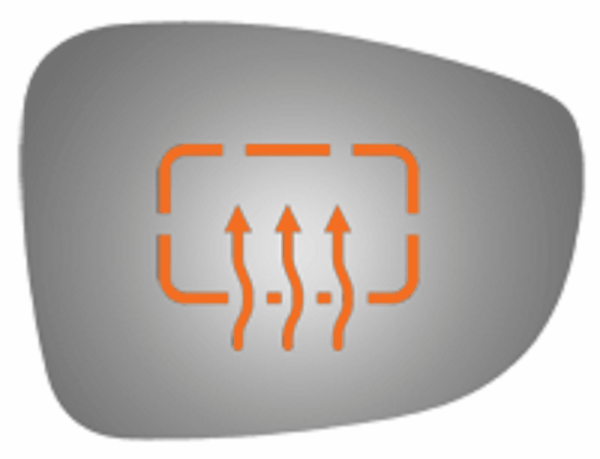 Crysler Pacifica 2017 Passenger Right Side Mirror Glass Heated