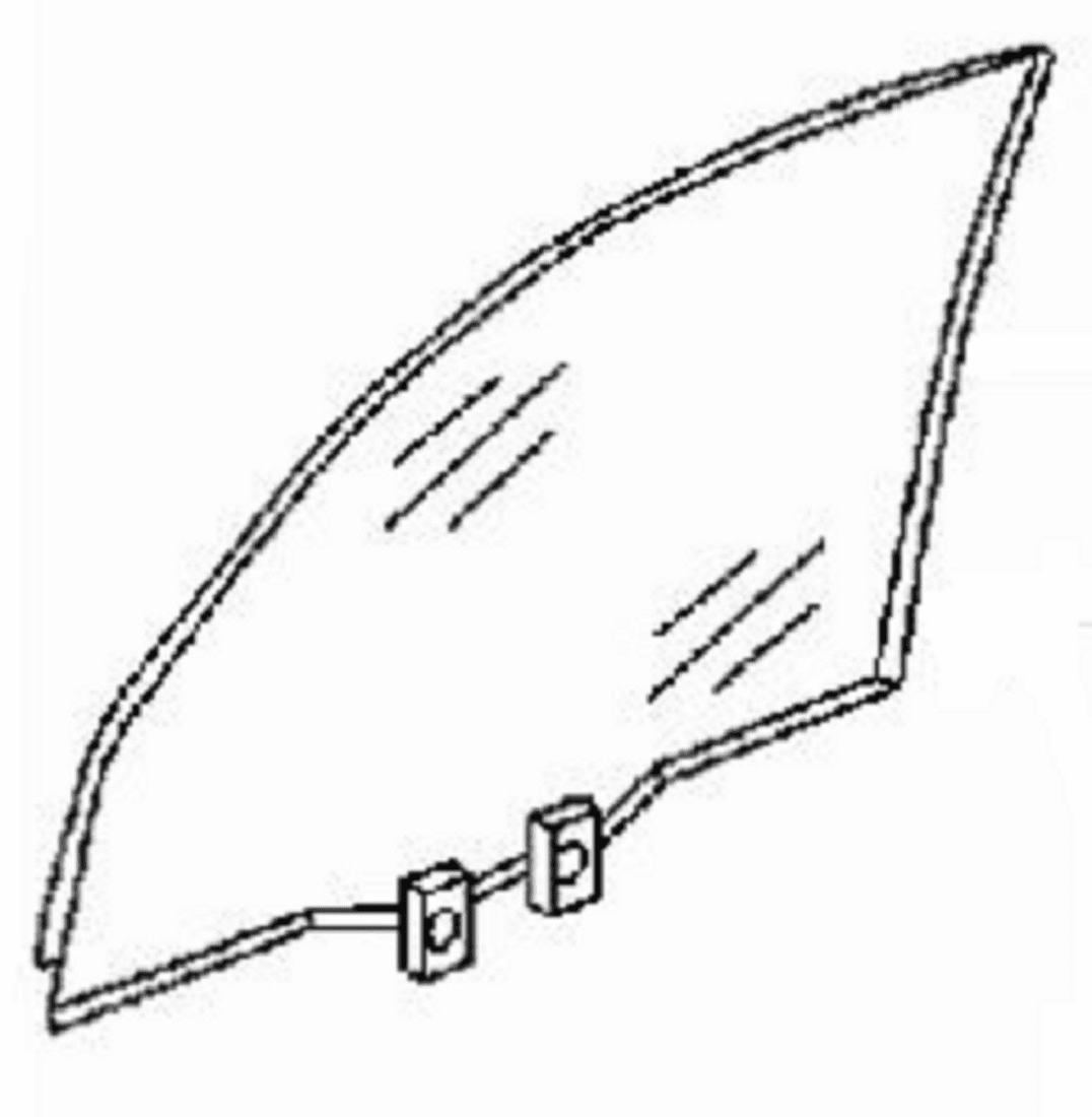 DIY Front Door Glass Driver Side Acura RDX 4 Door Utility 2013-2017