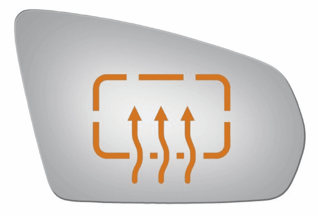 Dodge Avenger 2012 Passenger Side  Heated Mirror Glass