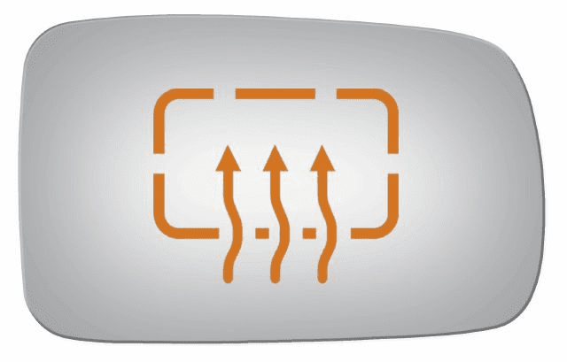 Dodge Caravan 1994 1995 Passenger Side  Heated Mirror Glass