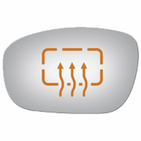 Dodge Charger 2009 Driver Side Heated Mirror Glass