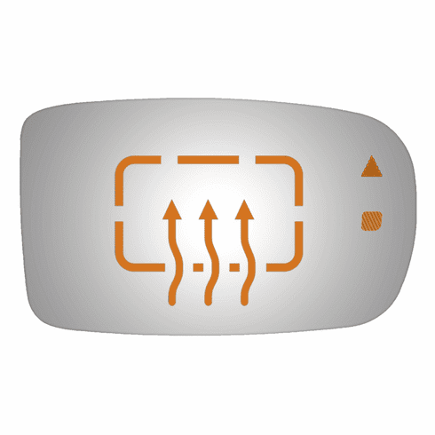 Dodge Charger 2012 Passenger Side  Heated Mirror Glass W/Blind Spot