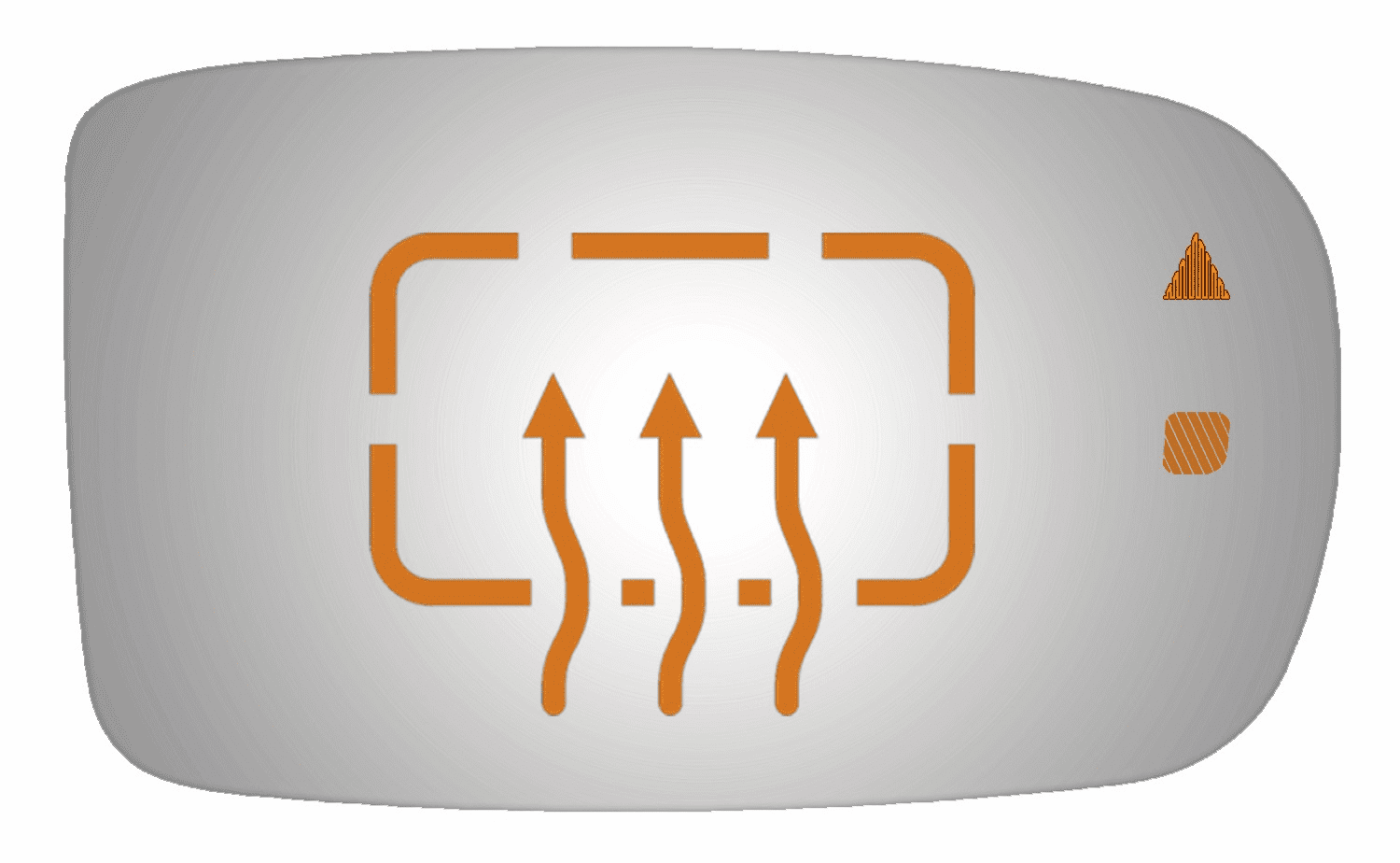 Dodge Charger 2012 Passenger Side  Heated Mirror Glass W/Blind Spot