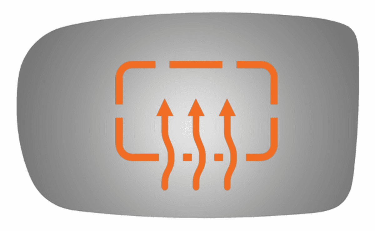 Dodge Charger 2015 Driver Side Heated Mirror Glass