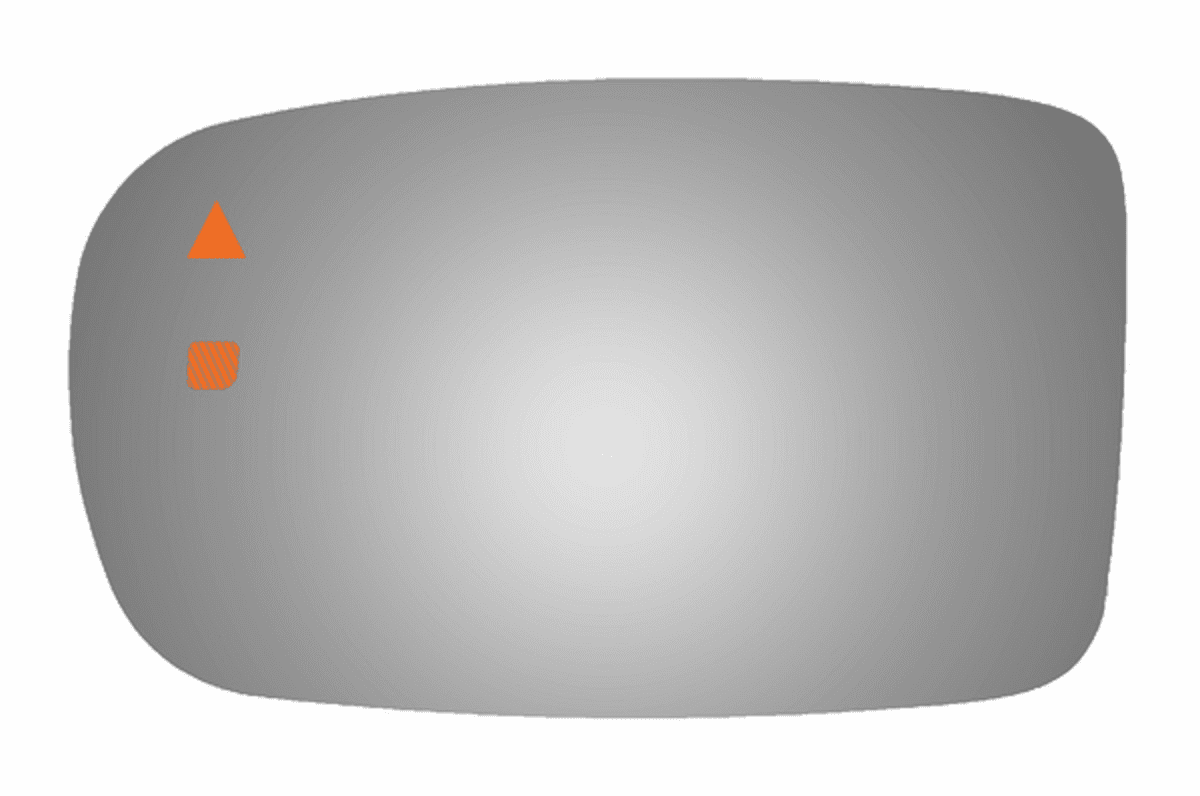 Dodge Charger 2015 Driver Side  Mirror Glass W/Blind Spot