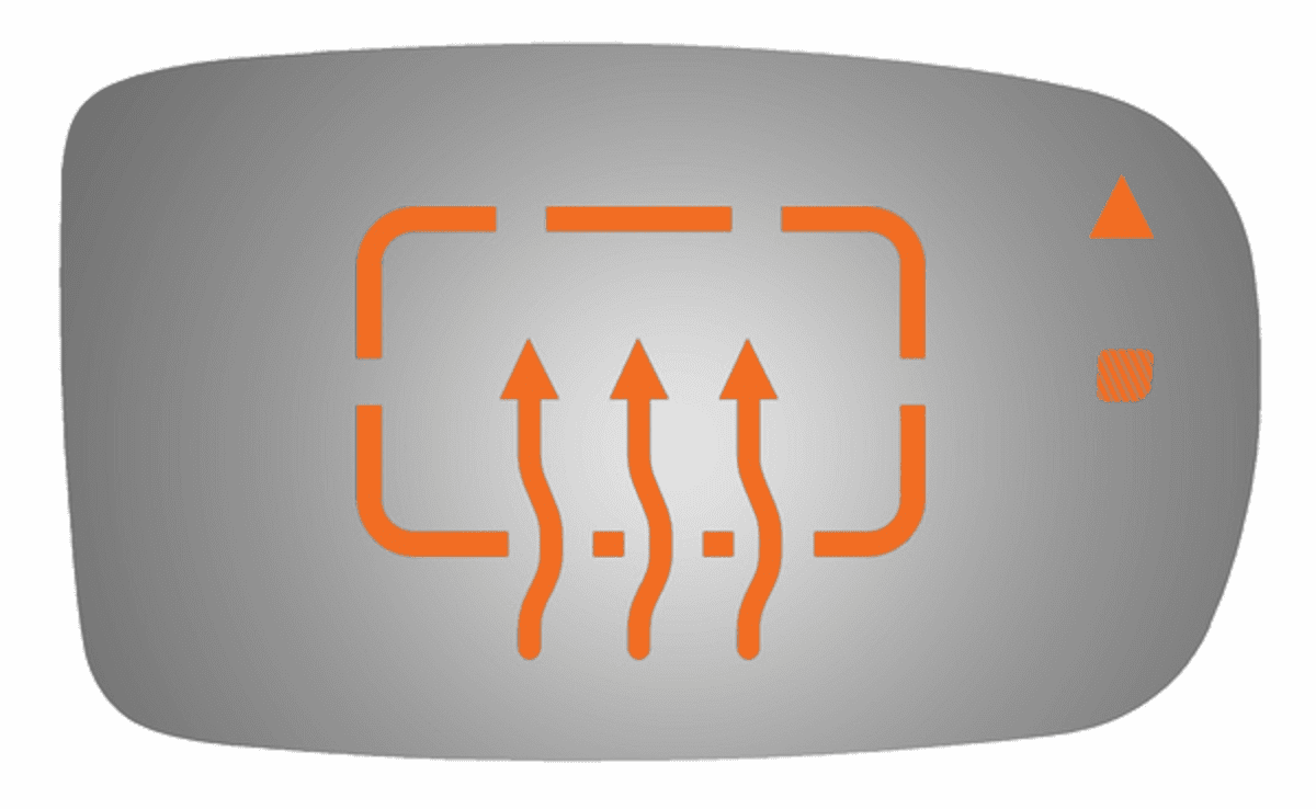 Dodge Charger 2016 Passenger Side  Heated Mirror Glass W/Blind Spot