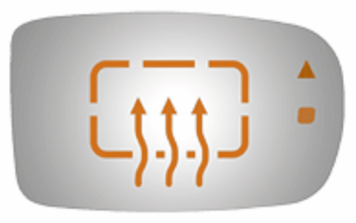 Dodge Chrysler 2011 2012 2013 2014 2015 2016 2017 2018 2019 2020 2021 2022 2023 Right Passenger Side Mirror Glass  Heated , Blind Spot & Cross Path