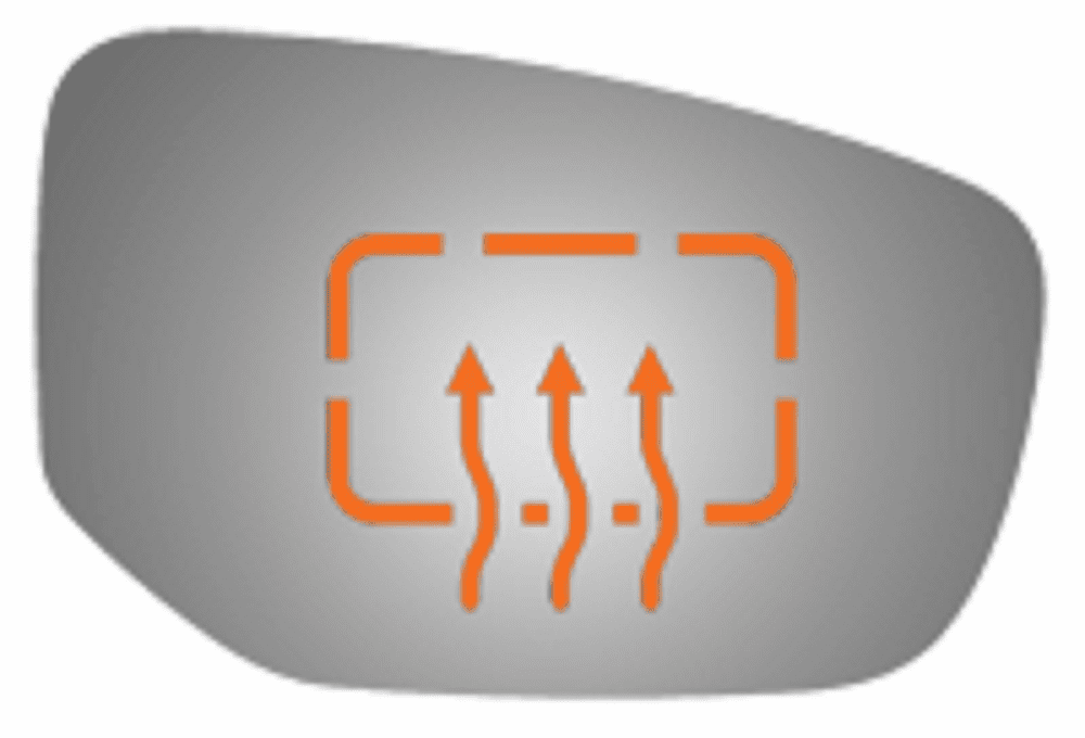 Dodge Dart 2013-2016 Passenger Side Heated Mirror Glass