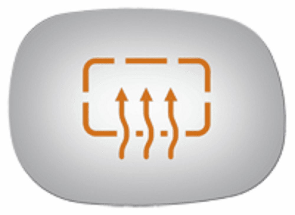 Dodge Durango 2000 Passenger Side Heated Mirror Glass