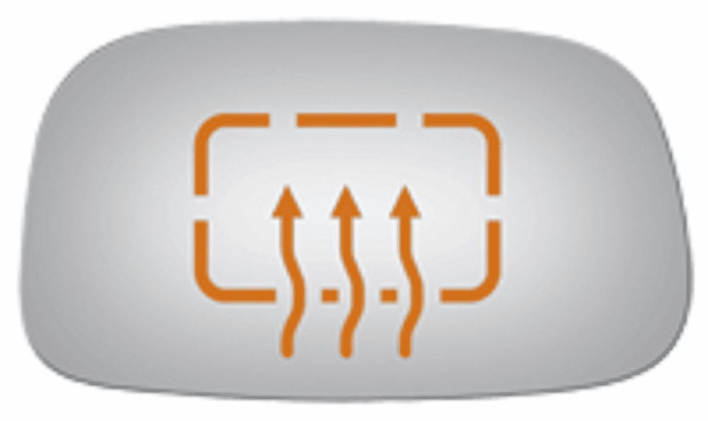 Dodge Durango 2001 Passenger Side  Heated Mirror Glass