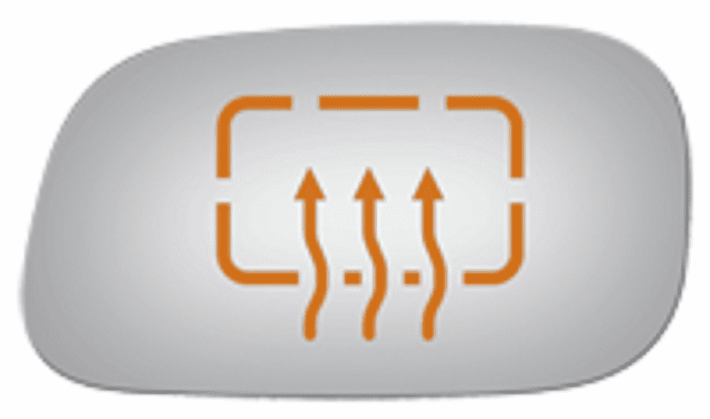 Dodge Durango 2007 Driver Side Heated Mirror Glass