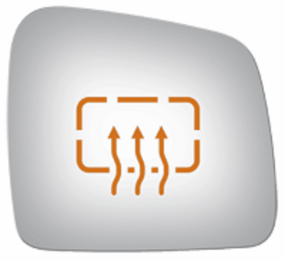 Dodge Durango 2011 Passenger Side Heated Mirror Glass