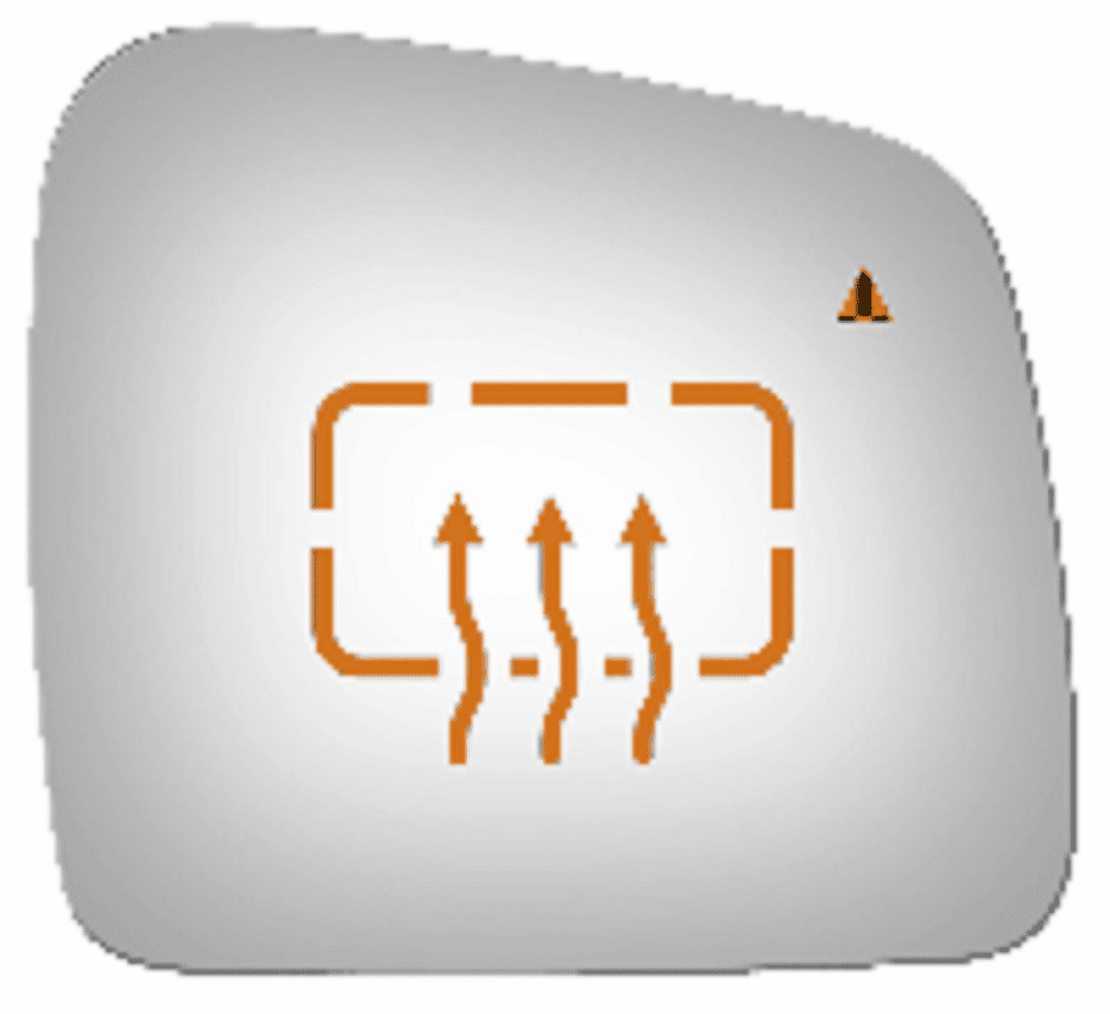 Dodge Durango 2011 Passenger Side Heated Mirror Glass 