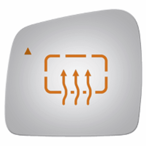 Dodge Durango 2013 Driver Side Heated Mirror Glass Blind Spot