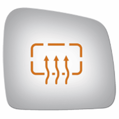 Dodge Durango 2013 Passenger Side Heated Mirror Glass