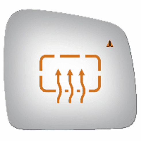 Dodge Durango 2013 Passenger Side Heated Mirror Glass Blind Spot