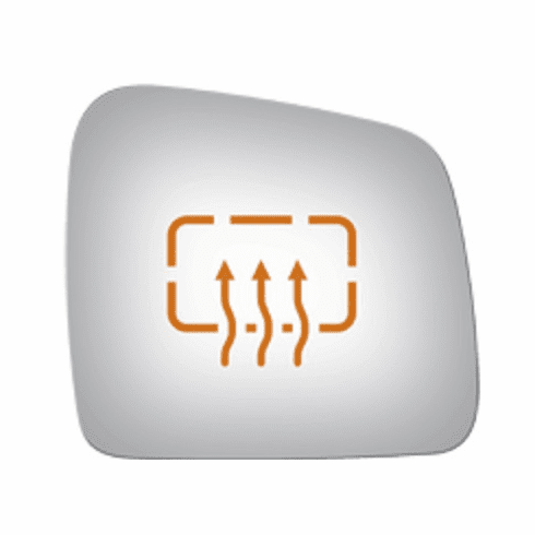 Dodge Durango 2018 Passenger Right Side Mirror Glass Heated