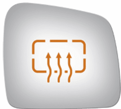 Dodge Durango 2018 Passenger Right Side Mirror Glass Heated