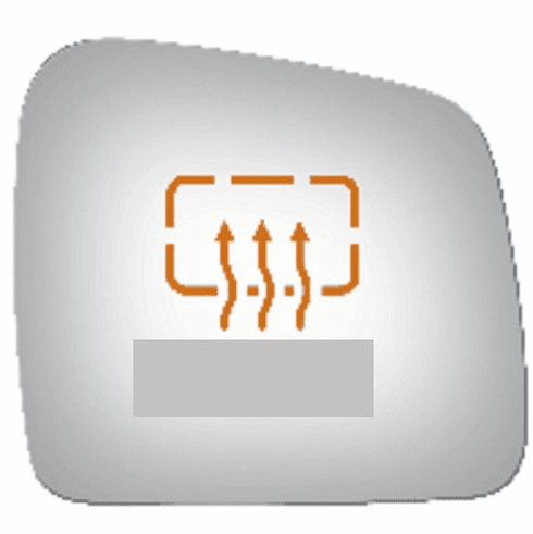 Dodge Durango 2018 Passenger Right Side Mirror Glass Heated Backing Plate