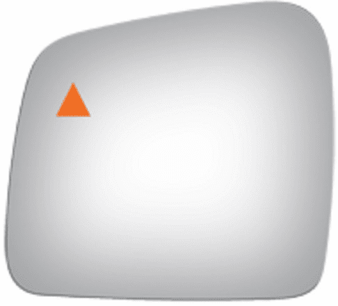 Dodge Durango 2011 2012 2013 2014 2015 2016 2017 2018 2019 2020 2021 2022 2023 Left Driver Side Mirror Glass Blind Spot