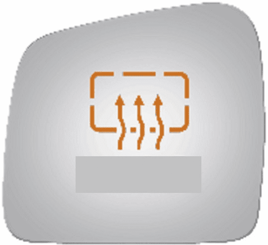 Dodge Durango 2019 Driver Left Side Mirror Glass Heated Backing Plate