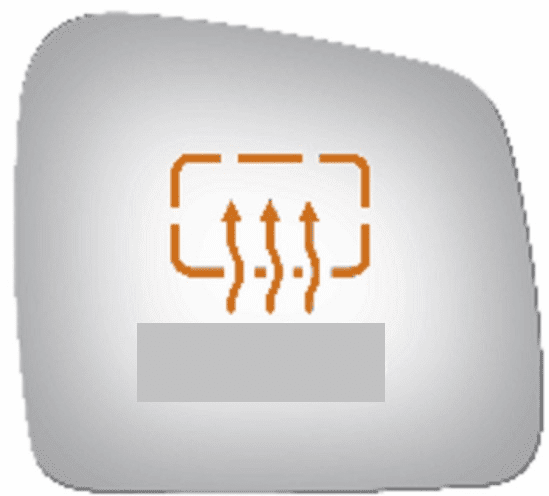 Dodge Durango 2019 Passenger Right Side Mirror Glass Heated Backing Plate