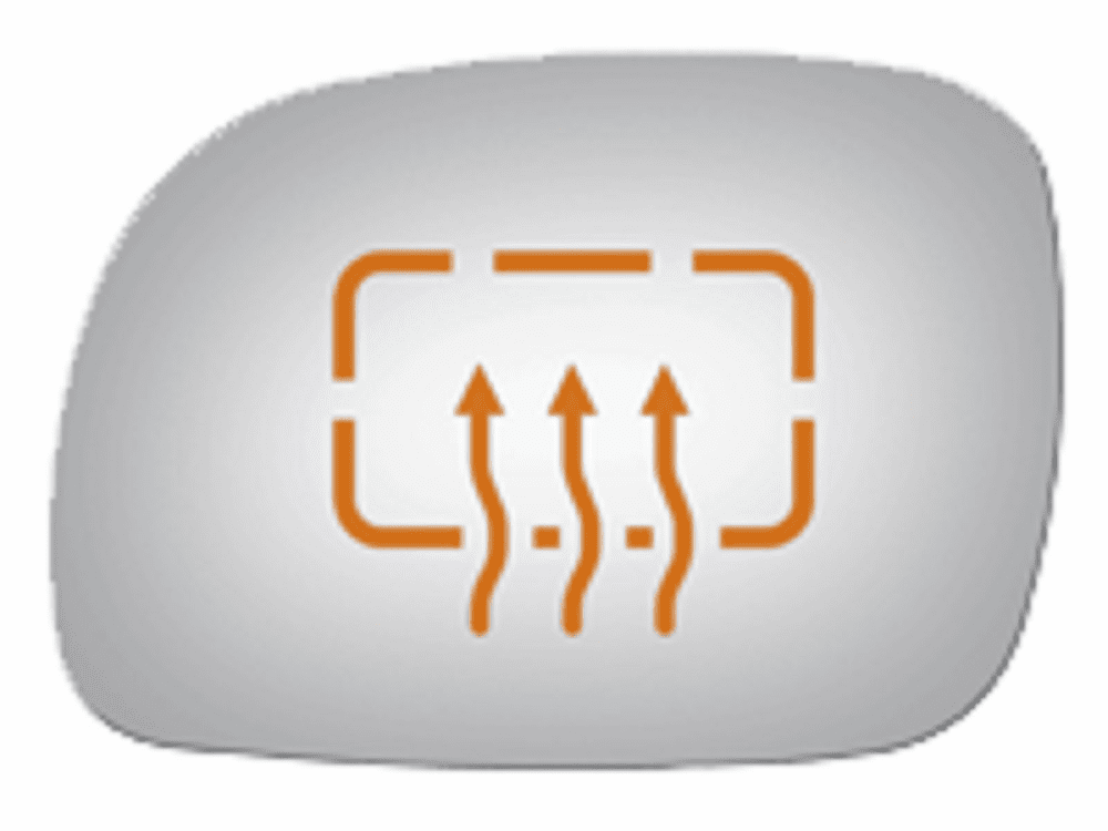 Dodge Grand Caravan 2006 2007 Driver Side Heated Mirror Glass