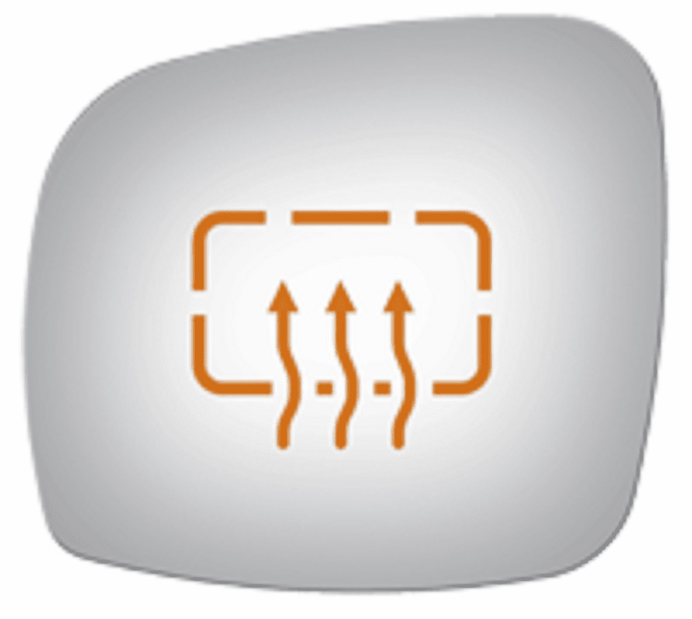 Dodge Grand Caravan 2008 2009 Driver Side  Heated Mirror Glass