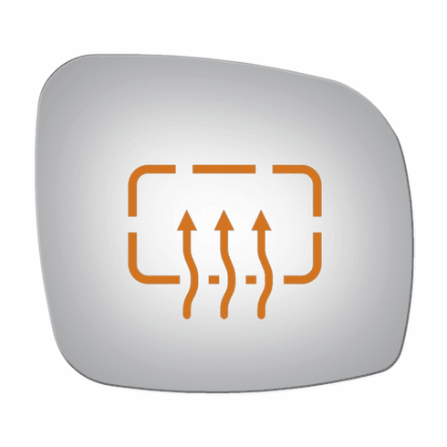 Dodge Grand Caravan 2016 Passenger Side Mirror Glass