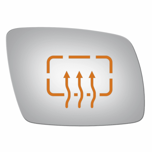 Dodge Journey 2014 Passenger Side Heated Mirror Glass