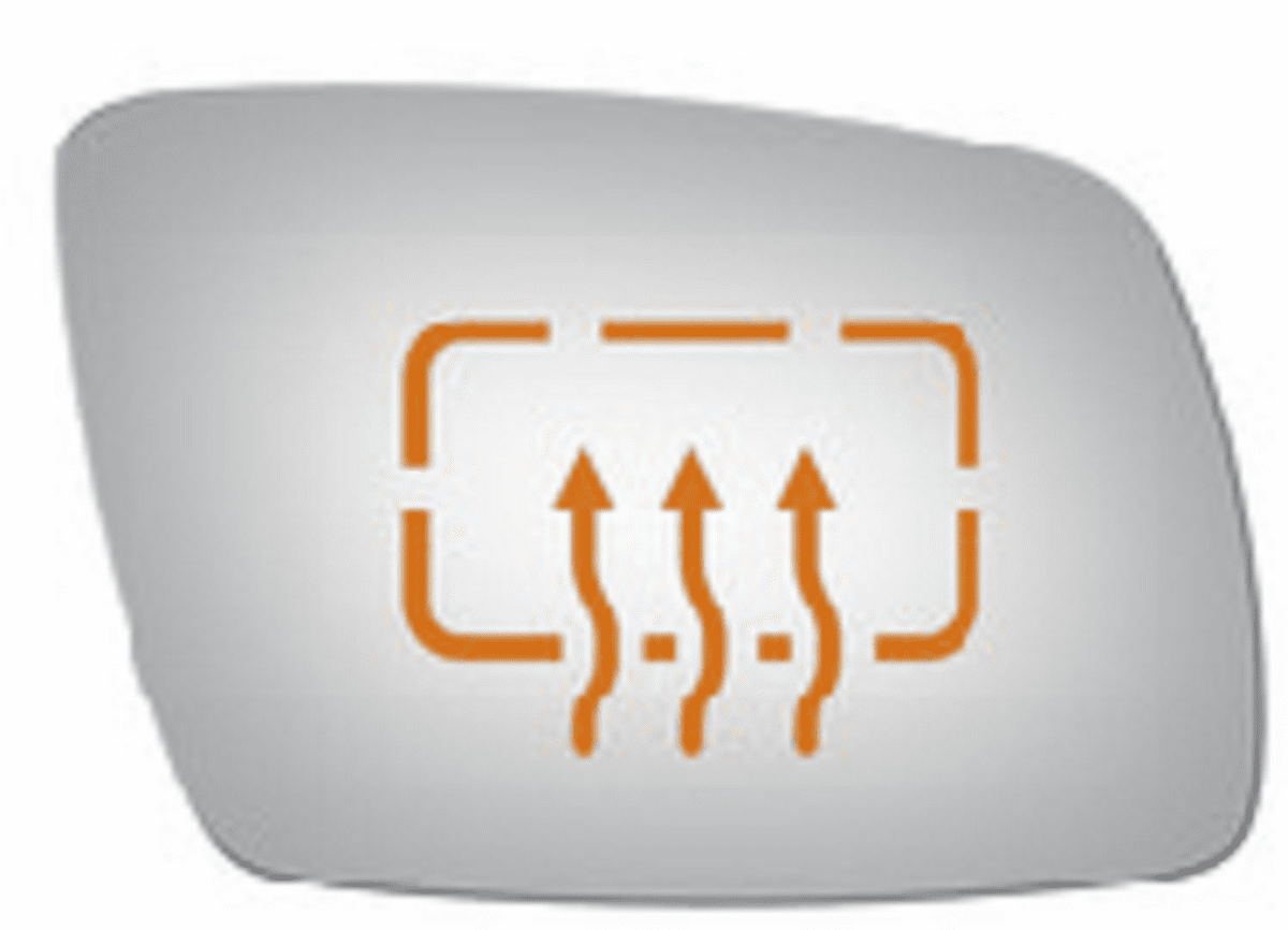 Dodge Journey 2018 Passenger Right Side Mirror Heated