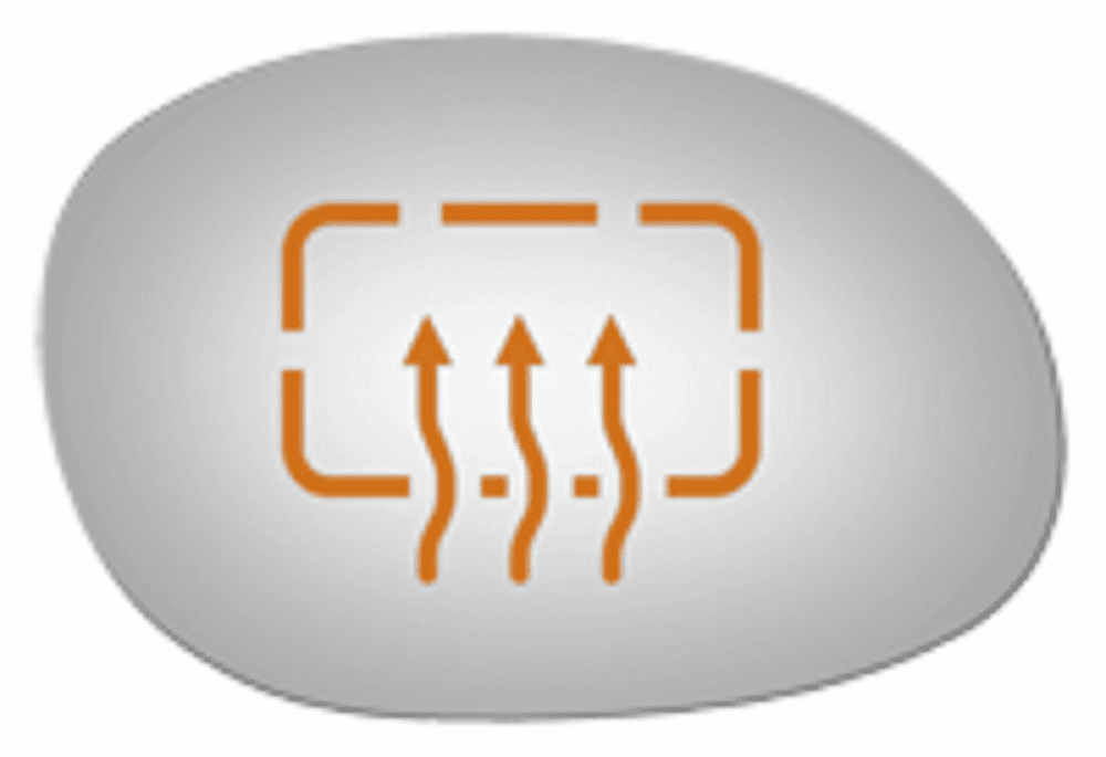 Dodge Neon 2000 Passenger Side  Heated Mirror Glass