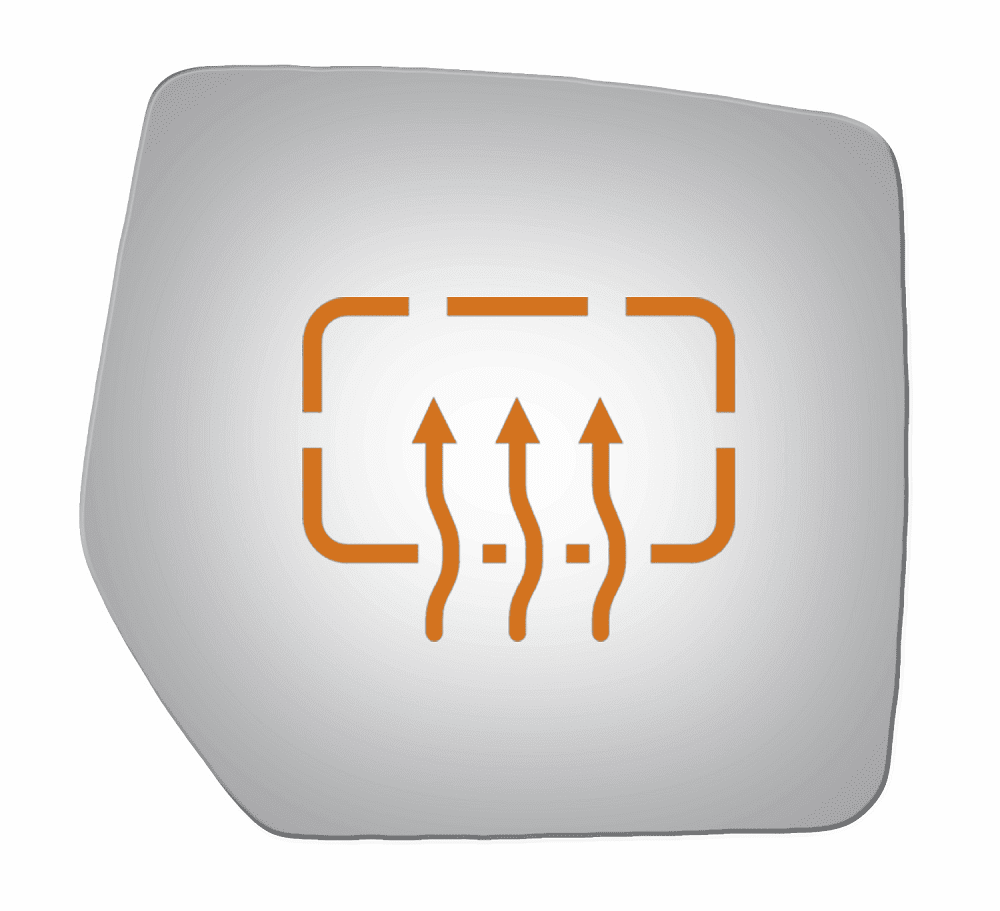 Dodge Nitro 2007 Passenger Side Mirror Glass Heated