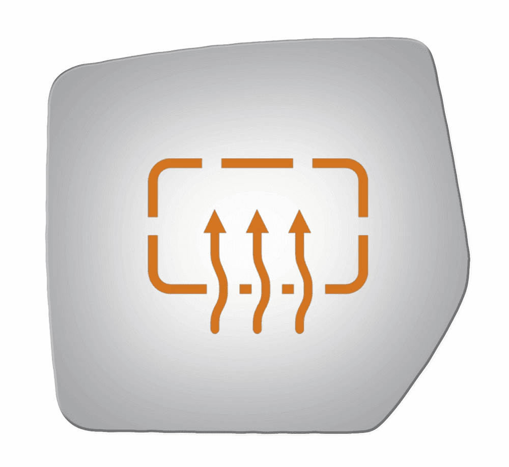 Dodge Nitro 2008 Driver Side  Heated Mirror Glass