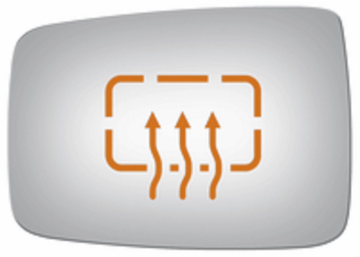 Dodge Ram 1500 2010 Driver Side Mirror Glass Heated