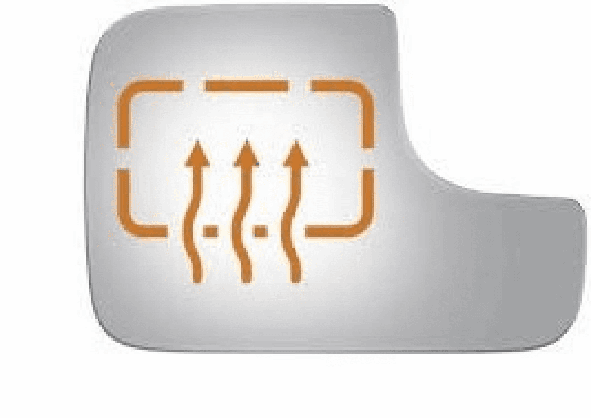 Dodge RAM 2500 2009 Passenger Side Mirror Glass