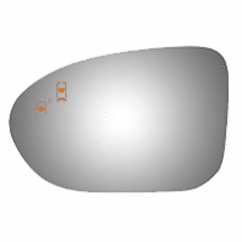 Fiat 124 Spider 2017 2018 2019 2020 Left Driver Side Mirror Glass Blind Spot & Cross Path Icon