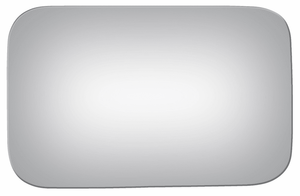 Ford Bronco 1993 1994 1995 1996 Passenger Side Mirror Glass