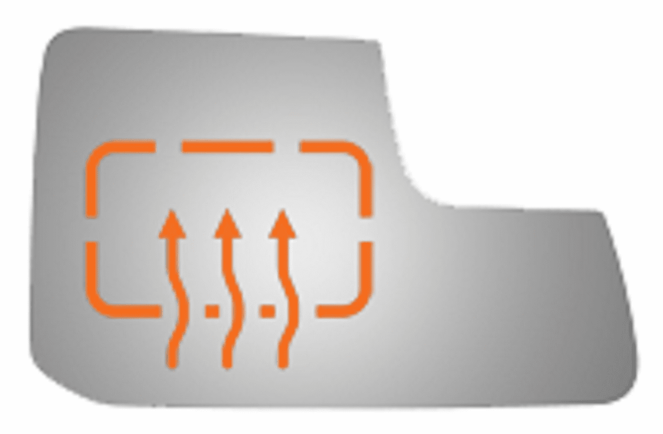 Ford Edge 2011 Passenger Side Mirror Glass Heated