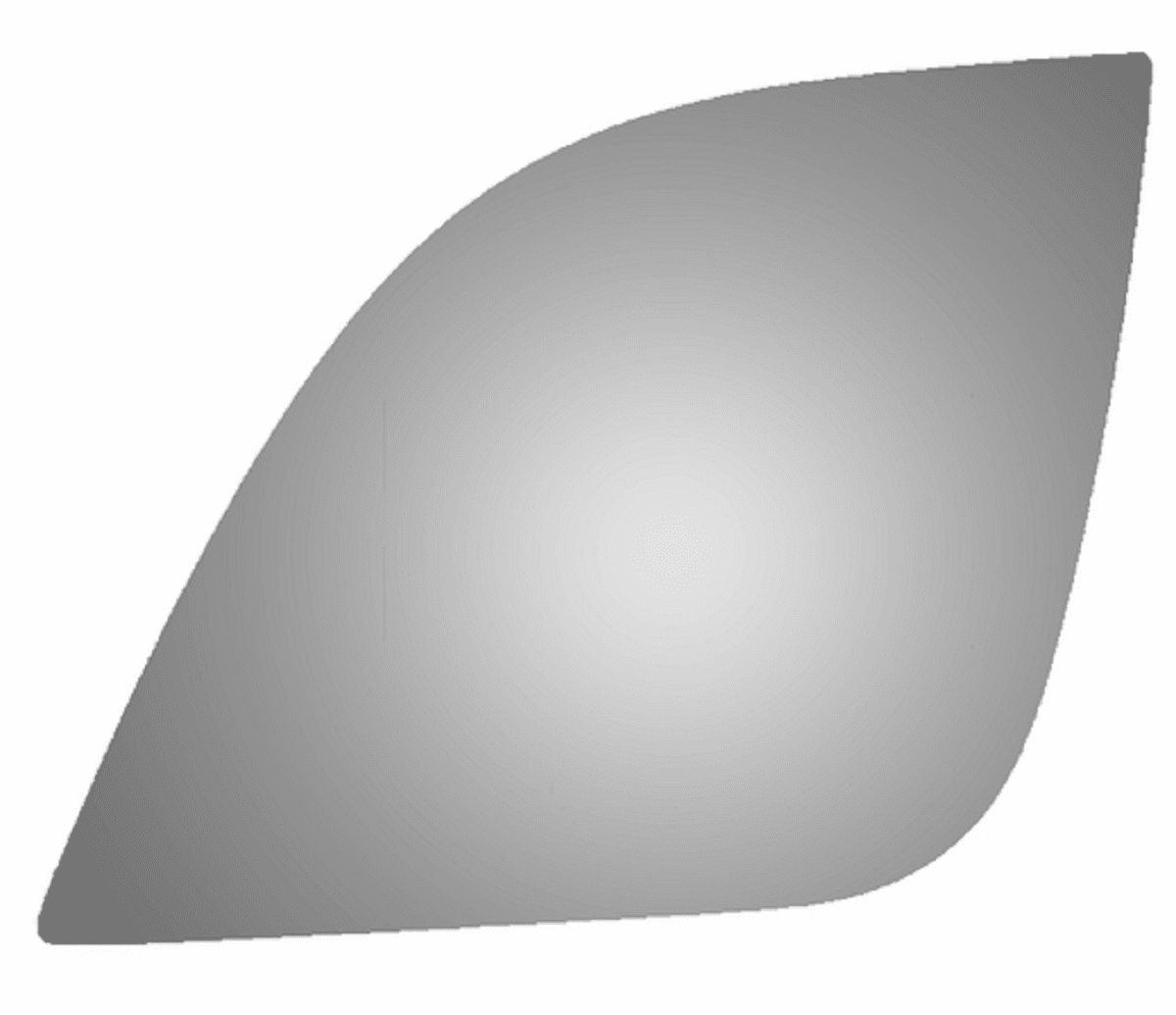 Ford Edge 2012 Driver Side Mirror Glass