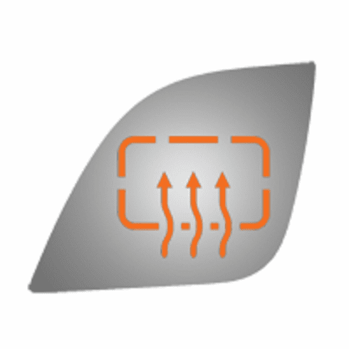 Ford Edge 2012 Driver Side Mirror Glass Heated 