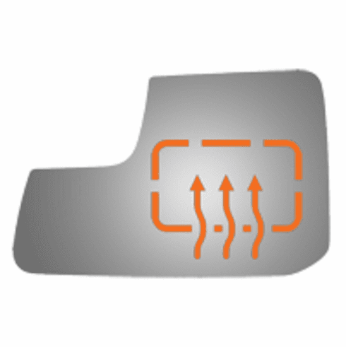 Ford Edge 2012 Driver Side Mirror Glass Heated