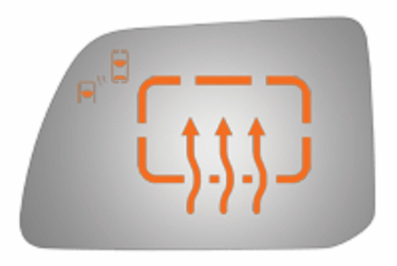 Ford Edge 2012 Driver Side Mirror Glass Heated W/Blind Spot