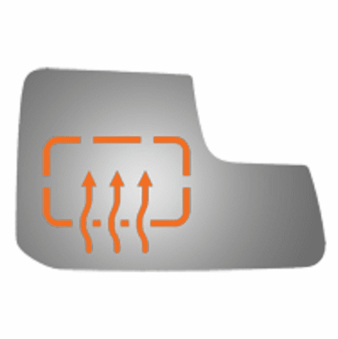 Ford Edge 2012 Passenger Side Mirror Glass Heated