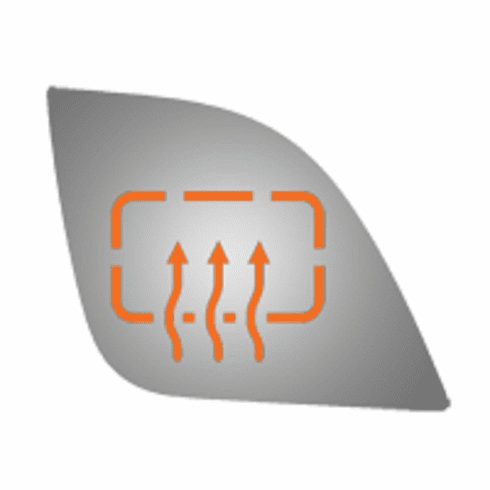 Ford Edge 2012 Passenger Side Mirror Glass Heated